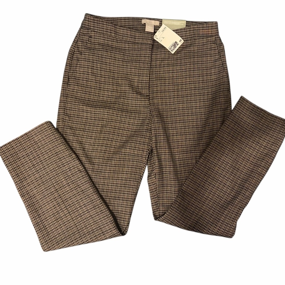 Women’s H&M Brown Houndstooth Pants